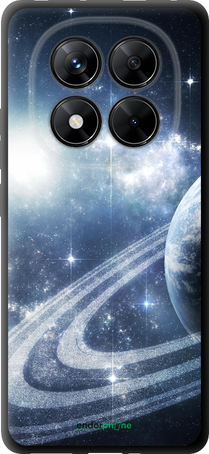 TPU чехол Кольца Сатурна для Xiaomi Poco X7 - 173b-4011 изображение 