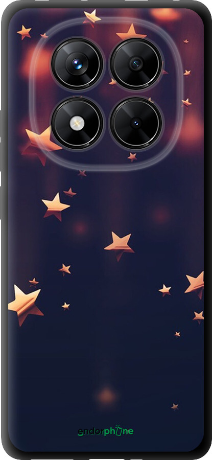 TPU чехол Падающие звезды для Xiaomi Redmi Note 14 Pro 5G - 3974b-3928 изображение 
