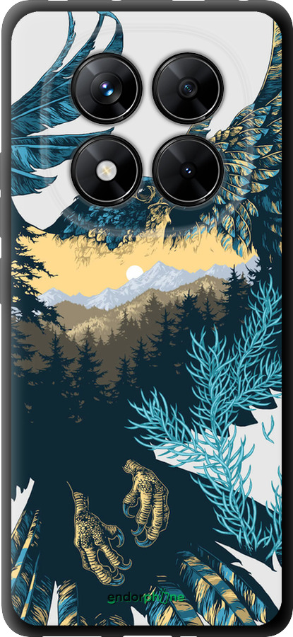 TPU чехол Арт-орел на фоне природы для Xiaomi Redmi Note 14 Pro 5G - 3983b-3928 изображение 