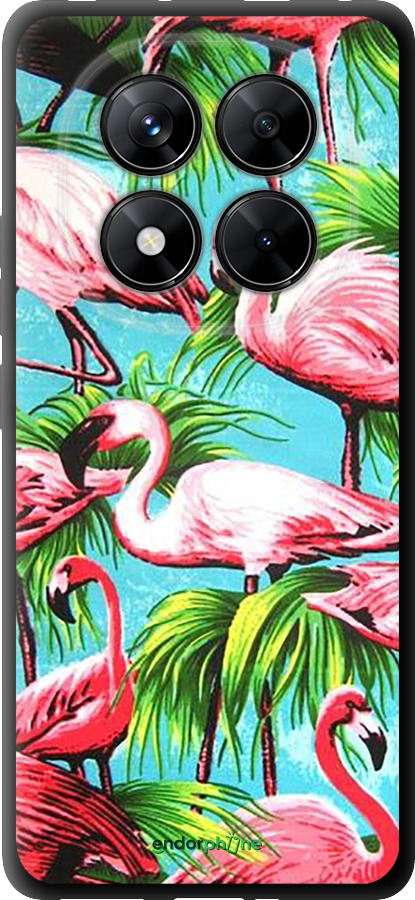 TPU чехол Tropical background для Xiaomi Redmi Note 14 Pro 5G - 4016b-3928 изображение 