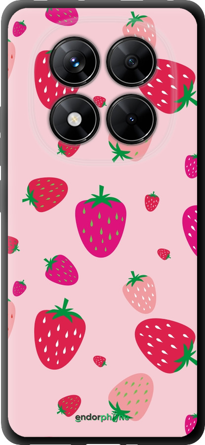 TPU чехол Клубнички для Xiaomi Poco X7 - 4332b-4011 изображение 