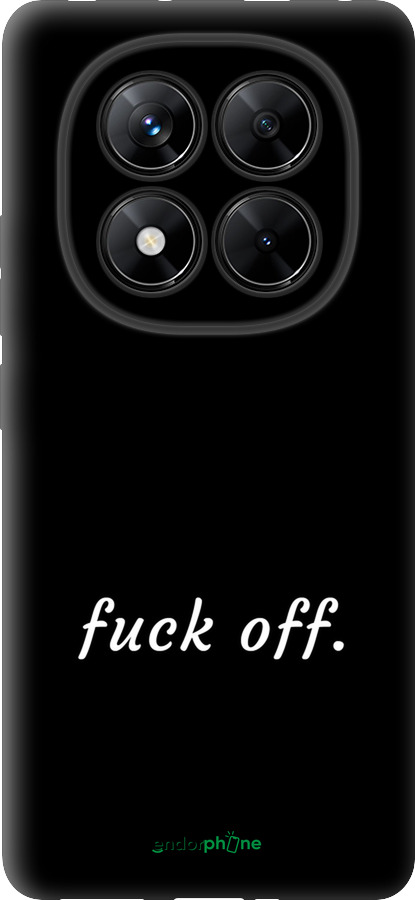 TPU чехол Fuck off для Xiaomi Poco X7 - 4731b-4011 изображение 