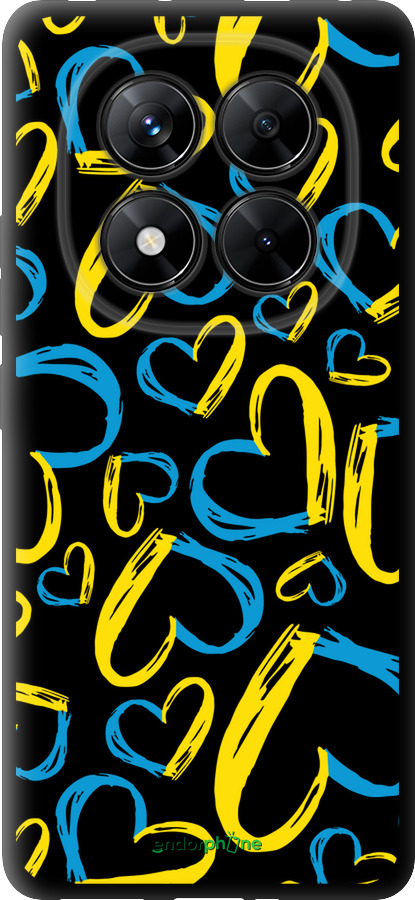TPU чехол Сердца UA для Xiaomi Redmi Note 14 Pro 5G - 5292b-3928 изображение 