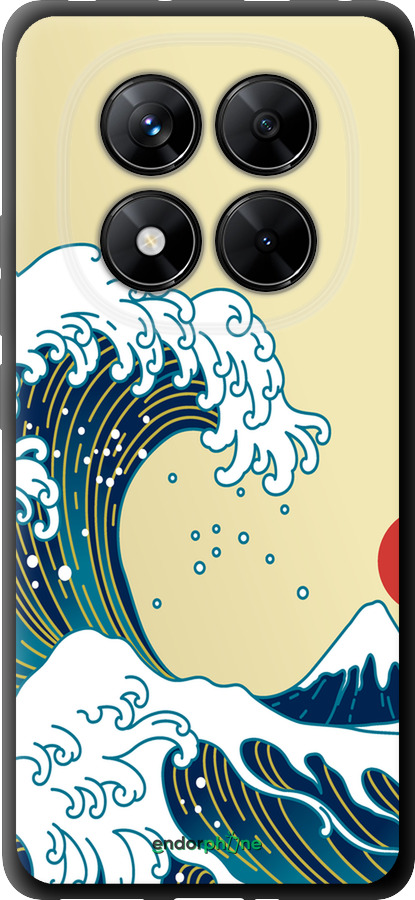 TPU чехол Японские волны для Xiaomi Redmi Note 14 Pro 5G - 5533b-3928 изображение 