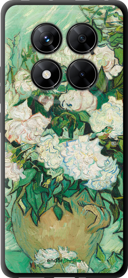TPU чехол Винсент Ван Гог. Ваза с розами для Xiaomi Redmi Note 14 Pro 5G - 5543b-3928 изображение 