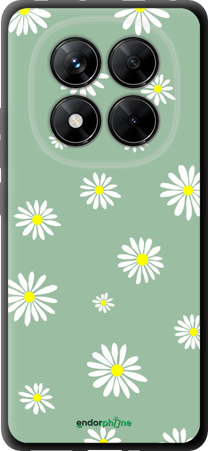TPU чехол Ромашки v4 для Xiaomi Redmi Note 14 Pro 5G - 5603b-3928 изображение 