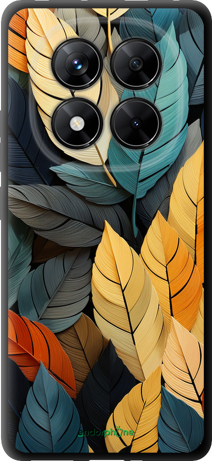 TPU чехол Кольорове листя для Xiaomi Redmi Note 14 Pro 5G - 5644b-3928 изображение 