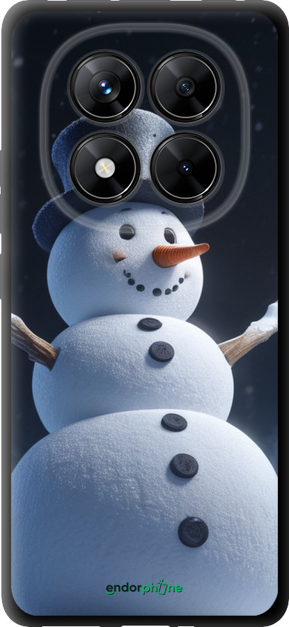 TPU чехол Сніговик для Xiaomi Poco X7 - 5826b-4011 изображение 