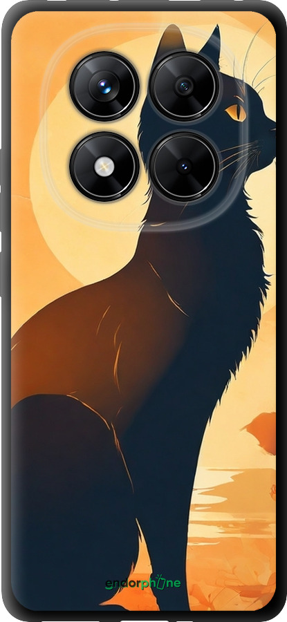 TPU чехол Черная кошка v2 для Xiaomi Redmi Note 14 Pro 5G - 5830b-3928 изображение 