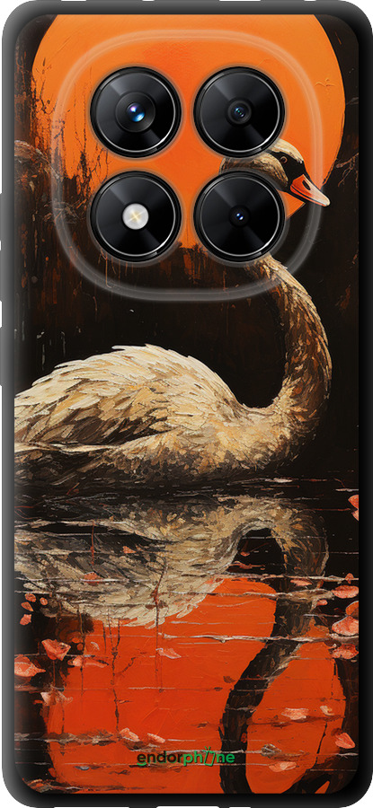 TPU чехол Лебедь для Xiaomi Redmi Note 14 Pro 5G - 5964b-3928 изображение 