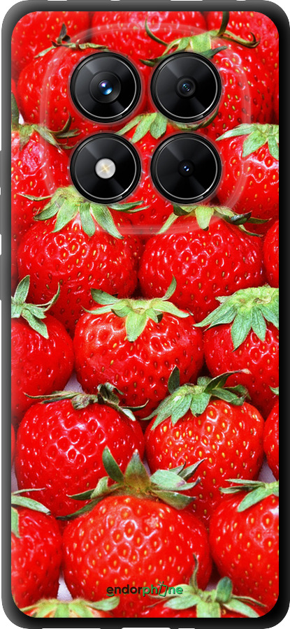 TPU чехол Клубника для Xiaomi Redmi Note 14 Pro 5G - 6020b-3928 изображение 