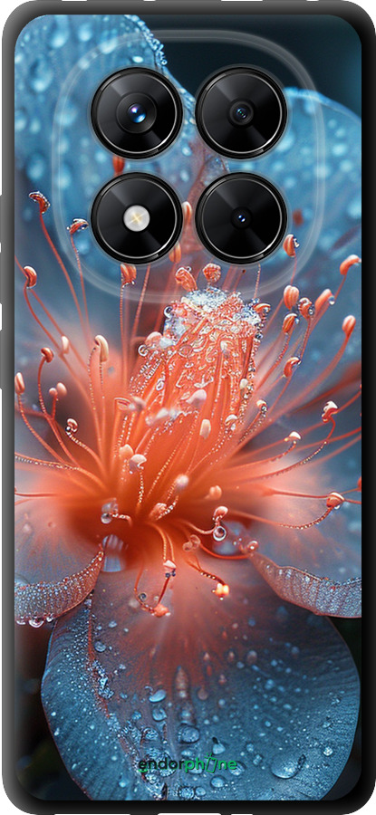 TPU чехол Роса на цветке для Xiaomi Redmi Note 14 Pro 5G - 6039b-3928 изображение 
