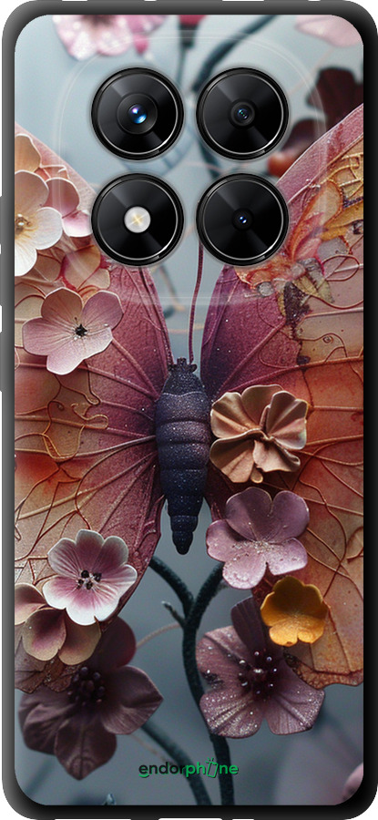 TPU чехол Fairy Butterfly для Xiaomi Redmi Note 14 Pro 5G - 6048b-3928 изображение 