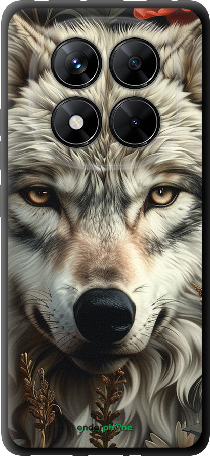TPU чехол Волчий взгляд для Xiaomi Redmi Note 14 Pro 5G - 6066b-3928 изображение 