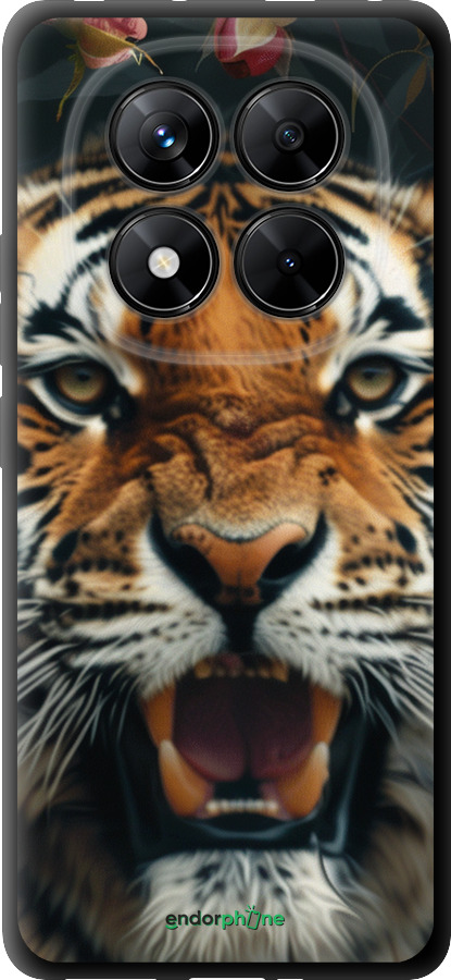 TPU чехол Тигрова велич для Xiaomi Redmi Note 14 Pro 5G - 6080b-3928 изображение 