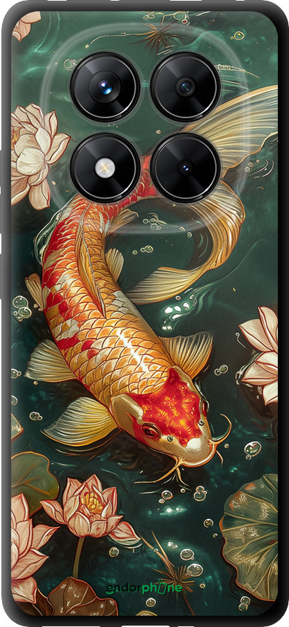 TPU чехол Мелодия Лотоса для Xiaomi Redmi Note 14 Pro 5G - 6106b-3928 изображение 