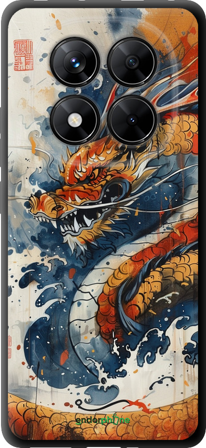 TPU чехол Ярость дракона для Xiaomi Redmi Note 14 Pro 5G - 6112b-3928 изображение 