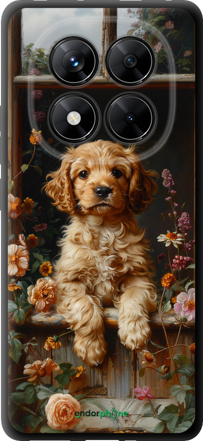 TPU чехол Щенок cocker spaniel для Xiaomi Redmi Note 14 Pro 5G - 6136b-3928 изображение 
