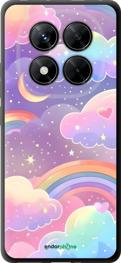 TPU чехол Облака и радуга для Xiaomi Redmi Note 14 Pro 5G - 6312b-3928 изображение 