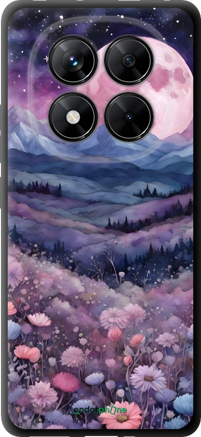 TPU чехол Ночь луна арт для Xiaomi Poco X7 - 6319b-4011 изображение 