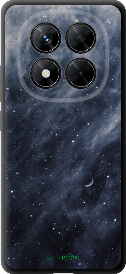 TPU чехол Голубые облака, Голубая луна для Xiaomi Redmi Note 14 Pro 5G - 6398b-3928 изображение 