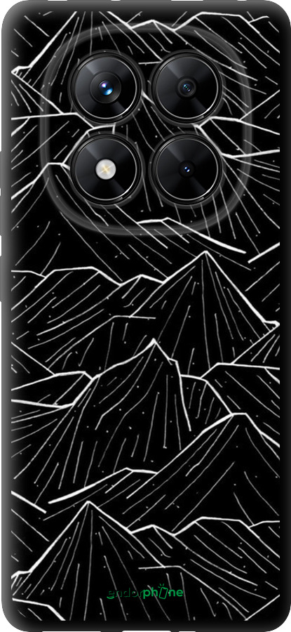 TPU чехол Із зображенням Темних гір для Xiaomi Redmi Note 14 Pro 5G - 6489b-3928 изображение 