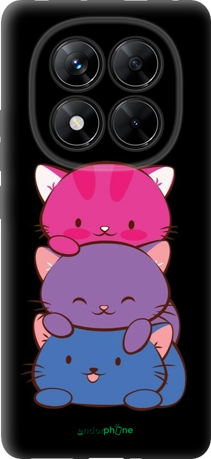 TPU чехол Милые кошки для Xiaomi Redmi Note 14 Pro 5G - 6518b-3928 изображение 