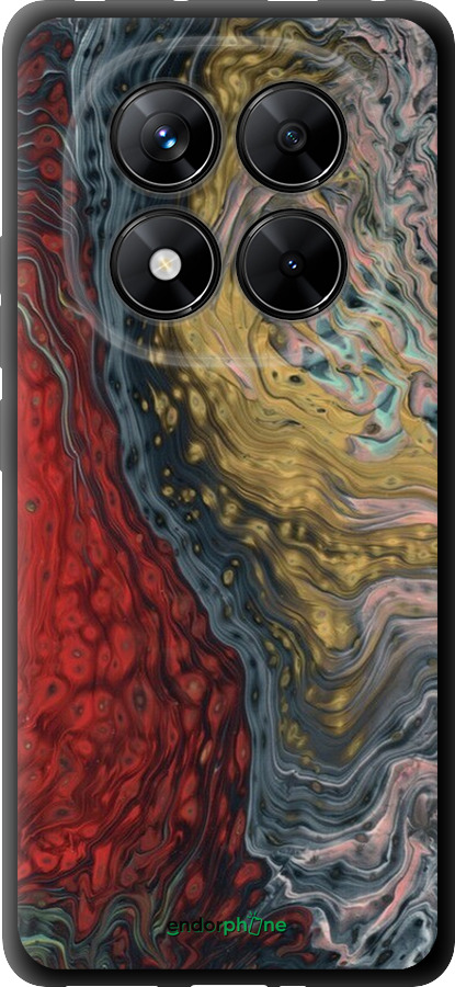 TPU чехол С изображением абстрактной живописи для Xiaomi Redmi Note 14 Pro 5G - 6530b-3928 изображение 