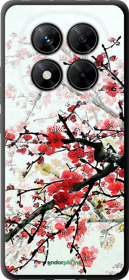 TPU чехол Квітучий кущ для Xiaomi Redmi Note 14 Pro 5G - 831b-3928 изображение 