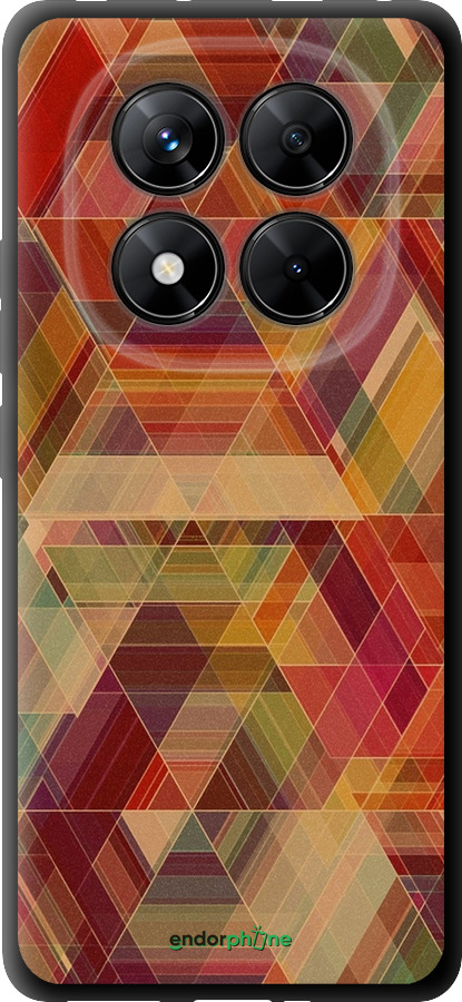 TPU чехол Геометричний візерунок для Xiaomi Redmi Note 14 Pro 5G - 904b-3928 изображение 