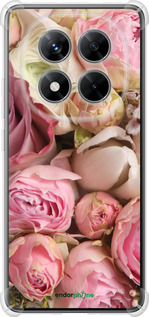 Силикон с усиленными углами чехол Розы v2 для Xiaomi Redmi Note 14 Pro 5G - 2320sp-3928 изображение 