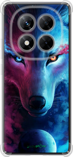 Силикон с усиленными углами чехол Арт-волк для Xiaomi Redmi Note 14 Pro 5G - 3999sp-3928 изображение 