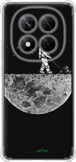 Силикон с усиленными углами чехол Moon in dark для Xiaomi Redmi Note 14 Pro 5G - 4176sp-3928 изображение 