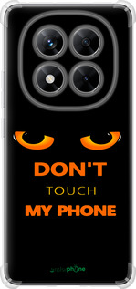 Силикон с усиленными углами чехол Don't touch the phone для Xiaomi Redmi Note 14 Pro 5G - 4261sp-3928 изображение 