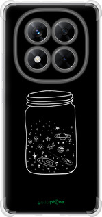 Силикон с усиленными углами чехол Космос в банке для Xiaomi Redmi Note 14 Pro 5G - 4297sp-3928 изображение 