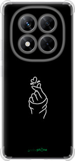 Силикон с усиленными углами чехол Love You для Xiaomi Redmi Note 14 Pro 5G - 4298sp-3928 изображение 