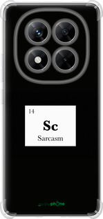 Силикон с усиленными углами чехол Сарказм для Xiaomi Redmi Note 14 Pro 5G - 4501sp-3928 изображение 