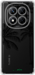 Силикон с усиленными углами чехол Пальмы1 для Xiaomi Redmi Note 14 Pro 5G - 4634sp-3928 изображение 