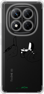 Силикон с усиленными углами чехол Предложение для Xiaomi Redmi Note 14 Pro 5G - 4898sp-3928 изображение 