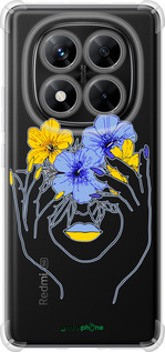 Силикон с усиленными углами чехол Девушка v4 для Xiaomi Redmi Note 14 Pro 5G - 5276sp-3928 изображение 