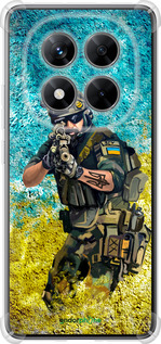 Силикон с усиленными углами чехол Воин ЗСУ для Xiaomi Redmi Note 14 Pro 5G - 5311sp-3928 изображение 