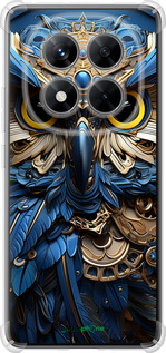 Силикон с усиленными углами чехол Сова v2 для Xiaomi Redmi Note 14 Pro 5G - 5649sp-3928 изображение 