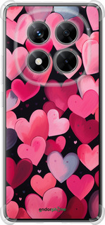 Силикон с усиленными углами чехол Сердечки 4 для Xiaomi Redmi Note 14 Pro 5G - 5662sp-3928 изображение 