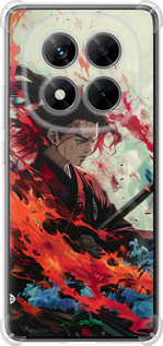 Силикон с усиленными углами чехол Битва стихий для Xiaomi Redmi Note 14 Pro 5G - 6110sp-3928 изображение 