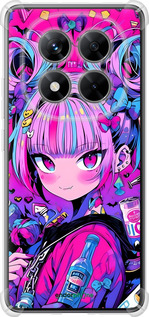 Силикон с усиленными углами чехол Аниме милаха для Xiaomi Redmi Note 14 Pro 5G - 6314sp-3928 изображение 