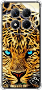 Силикон с усиленными углами чехол Леопард для Xiaomi Redmi Note 14 Pro 5G - 6611sp-3928 изображение 