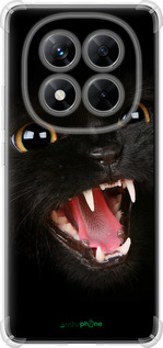Силикон с усиленными углами чехол Чёрная кошка для Xiaomi Redmi Note 14 Pro 5G - 932sp-3928 изображение 