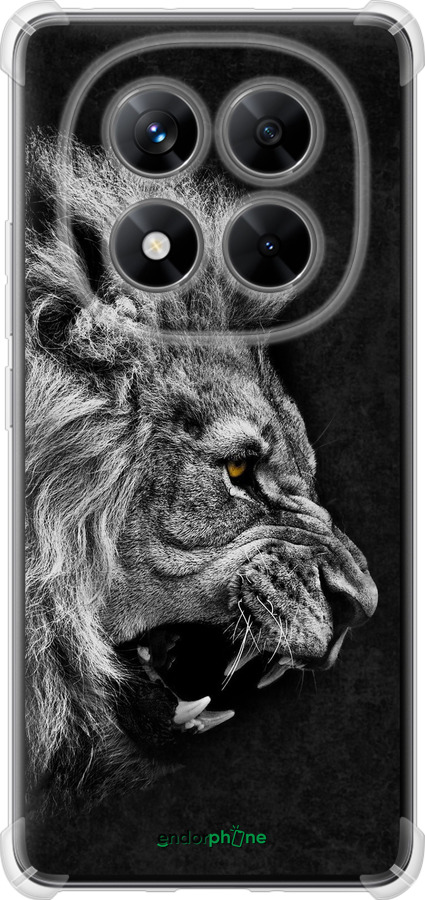 Силикон с усиленными углами чехол Лев для Xiaomi Redmi Note 14 Pro 5G - 1080sp-3928 изображение 