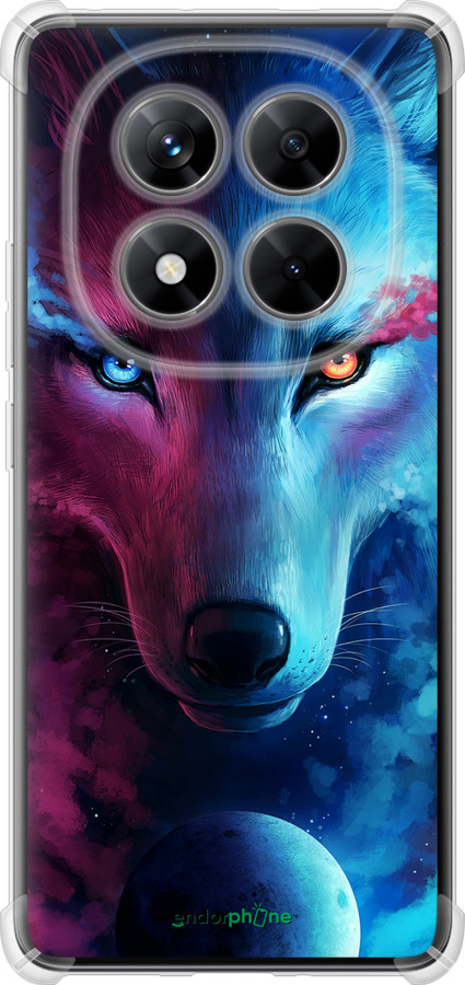 Силикон с усиленными углами чехол Арт-волк для Xiaomi Redmi Note 14 Pro 5G - 3999sp-3928 изображение 