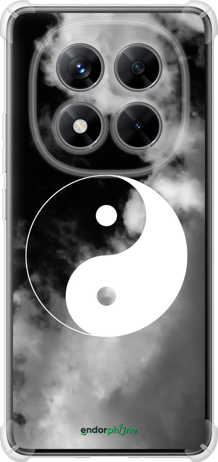 Силикон с усиленными углами чехол Инь и Янь для Xiaomi Redmi Note 14 Pro 5G - 4389sp-3928 изображение 